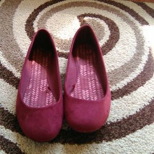 Burgundy Ballet Flats